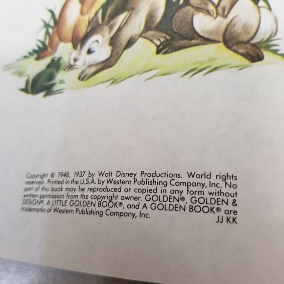 Disney Snow White Seven Dwarfs Little Golden Book 1948 Hardcover - Picture 4 of 6